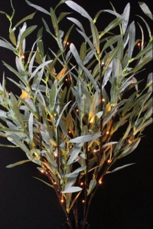 Lighted Olive Leaf Branch 48 Bulb - Electric - 40 Inch