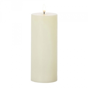 Uyuni Flameless Candle 3 x 9 Ivory Pillar