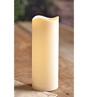 3 x 8 LED Outdoor Flameless Candle  Ivory 5 Hour Timer