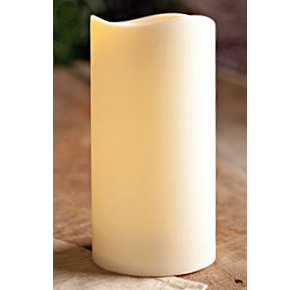 4.5 x 9 LED Outdoor Flameless Candle  Ivory 5 Hour Timer